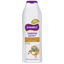 Farmec, Sampon activ cu ulei de argan si keratina, 400 ml