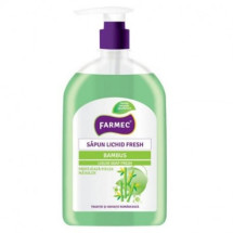 Farmec, sapun lichid fresh cu extract de bambus si ceai verde, 500 ml