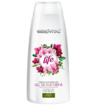 Gerovital, Gel de Dus tip crema Full Of Life, 400 ml