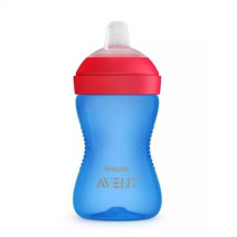 Avent Cana cu tetina rezistenta la muscaturi (+9luni), 300ml, pentru baieti