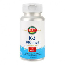 Vitamina K2 100 mcg, 30 capsule, Kal