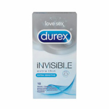 Durex Invisible Extra Sensitive prezervative, 10 bucati