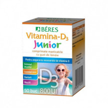 Beres Vitamina D3 Junior 800 UI X 50 comprimate