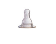 BabyN17302 Tetina silicon rotunda lapte, 2/bl