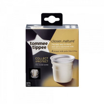 Tommee Tippee Recipiente De Stocare Lapte Matern,  4 recipiente