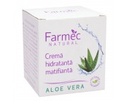 2580 Farmec Natural - Crema hidratanta matifianta Aloe Vera