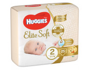 Huggies Nr.2 Elite Soft Convi 4-6kg x 25buc