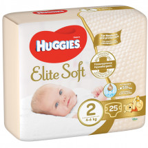  Huggies Nr.2 Elite Soft Convi 4-6 kg X 25 buc