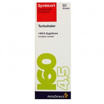 Symbicort (R) turbuhaler (R) 160/4.5qg, 60 doze