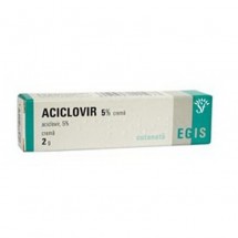 Aciclovir crema 5%, 2 g