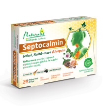 Septocalmin iedera, nalba mare si propolis, 24 drajeuri de supt, NATURALIS