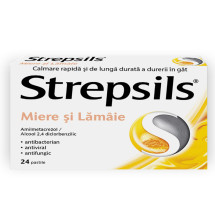 Strepsils Miere si Lamaie X 24 pastile