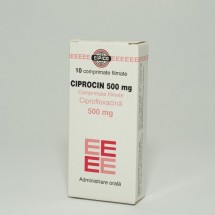 Ciprocin 500 mg, 10 comprimate