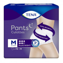 TENA Pants Plus Night Medium, 12 bucati