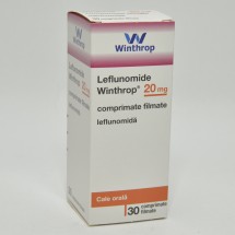 Leflunomide Winthrop 20mg, 30 comprimate filmate