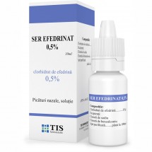 Ser efedrinat 0.5%, picaturi nazale, 10ml