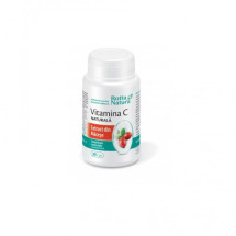 Vitamina C naturala extract din macese, 30 comprimate masticabile, Rotta Natura