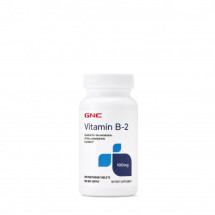 GNC Vitamin B2 100 mg, 100 tablete vegane