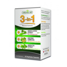 NATURES AID 3 in 1 Natural Formula, 60 cpr.
