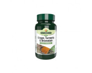 NATURES AID GINGER,TURMERIC, BROMELAIN x 60 cpr.