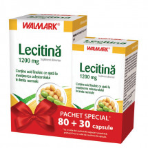 Lecitina, 1200mg X 80 capsule +  30  capsule 