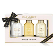 BAYLIS & HARDING  Mini-delicii elegante pentru baie X 3 produse cu parfum de mandarine dulci si grepfrut 