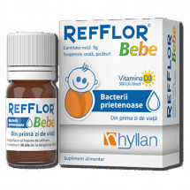 Refflor Bebe cu vitamina D picaturi X 10 ml 