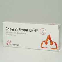 Codeina fosfat 15 mg, 20 comprimate