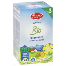 Topfer Bio 3 Lactana, 10+ luni X 600 g