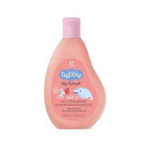 Bebble My friend Sampon si gel 2 in 1 Capsuna, 250 ml