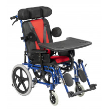 Fotoliu rulant complex rabatabil pentru copii cu tetraplegie