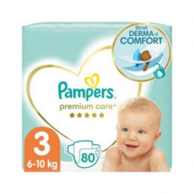 Pampers Scutece Premium Care Midi Marimea 3, 6-10 kg, 80 bucati