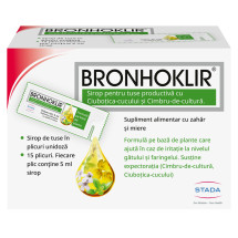 Bronhoklir tuse productiva, 15 plicuri, 5 ml, Stada