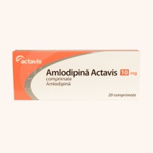 Amlodipina Actavis 10mg, 20 comprimate