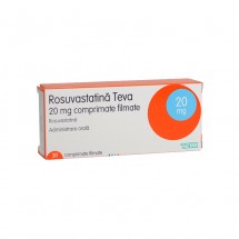 Rosuvastatina Teva 20 mg, 30 comprimate filmate