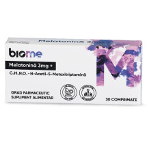 Melatonina 3 mg, 30 capsule, BIOME