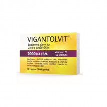 Vigantolvit, vitamina D3 2000 UI, 60 capsule, Catalent