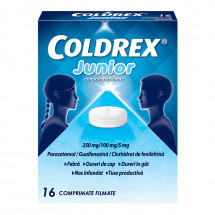 Coldrex junior 250mg/100mg/5mg, 2 blistere x 8 comprimate filmate