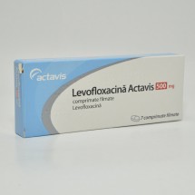Levofloxacina Actavis 500mg, 7 comprimate filmate
