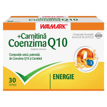 Coenzima Q10 + Carnitina, 30 capsule, WALMARK