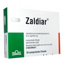 Zaldiar (R) 37.5mg+325mg, 10 comprimate filmate