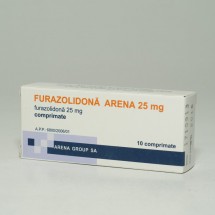 Furazolidona 25mg, 1 blister x 10 comprimate AR