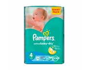 Pampers Giant nr. 4 x 76 buc.