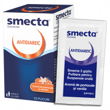  Smecta cu portocale x 10 plicuri