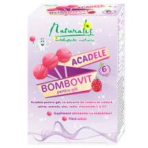 Acadele Bombovit de gat, 6 g, 6 acadele, NATURALIS