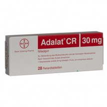 Adalat CR 30 mg, 28 comprimate eliberare prelungita
