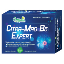 Citra-Mag B6 Expert, 50 comprimate filmate, NATURALIS