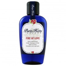 PURITY HERBS Fire of Love Ulei de masaj corporal puternic afrodiziac, 125ml