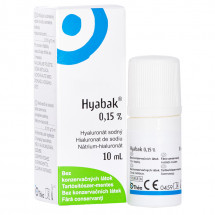 Hyabak colir 0.15% solutie lentile contact X 10ml