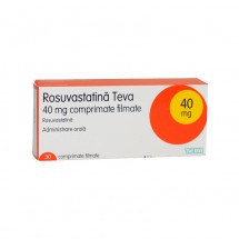 Rosuvastatina Teva 40mg, 30 comprimate filmate